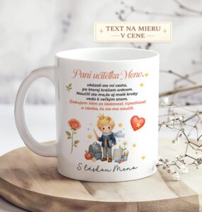Domov 5 Personalizovaný hrnček pre pani učiteľku – Malý princ