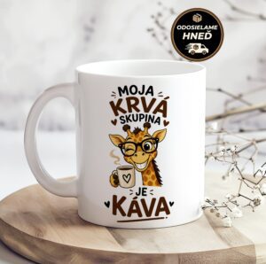Domov 9 Hrnček Moja krvná skupina je káva