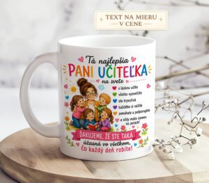 Domov 3 Hrnček pre pani učiteľku – Tá najlepšia pani učiteľka na svete