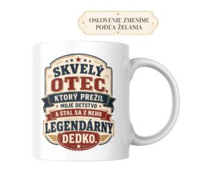 Hrnček Skvelý otec, legendárny dedko