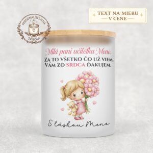 Domov 13 Sviečka pre pani učiteľku – Milá pani učiteľka