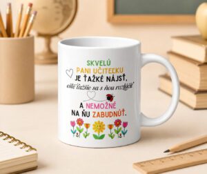 Hrnček – Skvelú pani učiteľku je ťažké nájsť