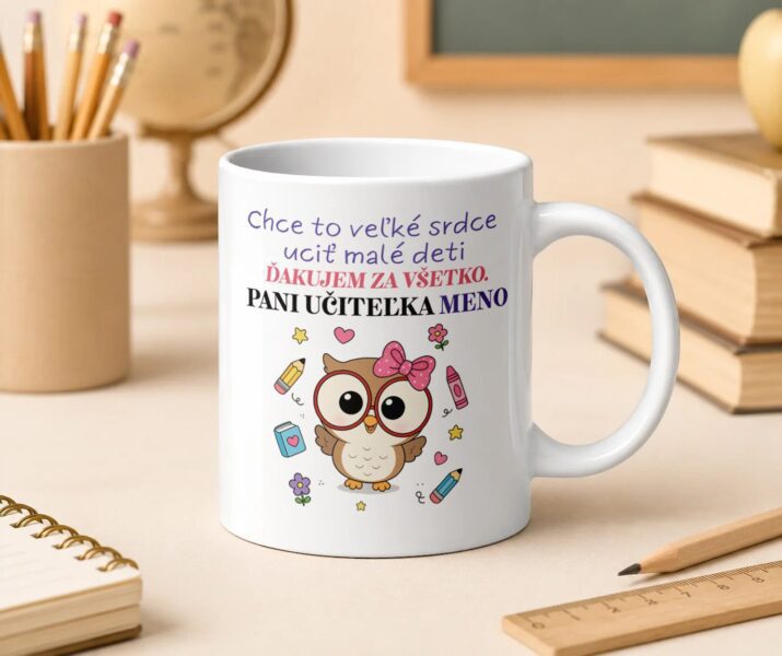 Hrnček pre pani učiteľku – Chce to veľké srdce
