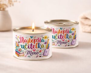 Sviečka pre najlepšiu pani učiteľku s menom