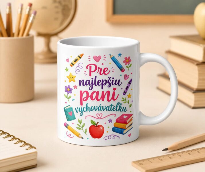 Hrnček pre najlepšiu pani vychovávateľku