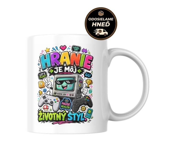 Hrnček Hranie je môj životný štýl