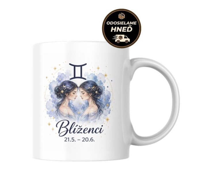 Hrnček Blíženci – znamenie zverokruhu
