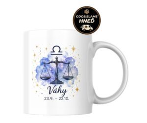 Hrnček Váhy – znamenie zverokruhu