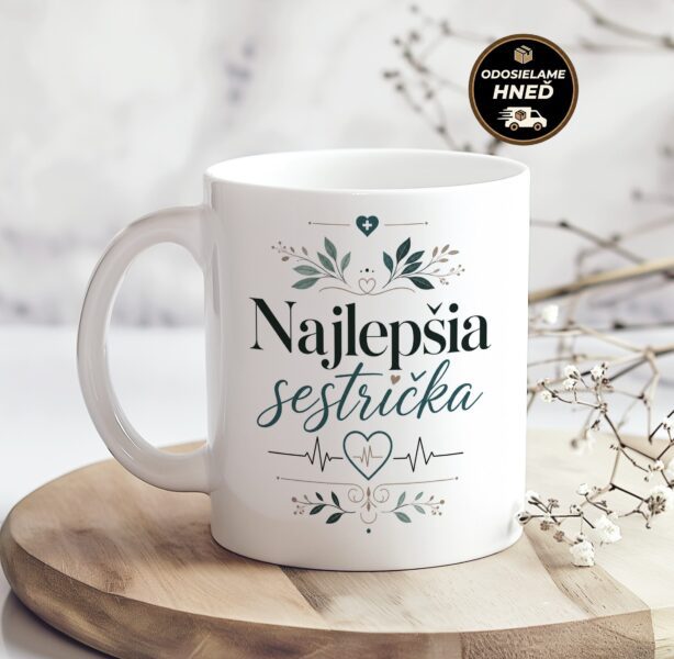 Hrnček pre sestričku – Najlepšia sestrička