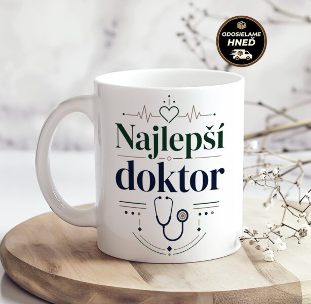 Hrnček pre doktora – Najlepší doktor so stetoskopom