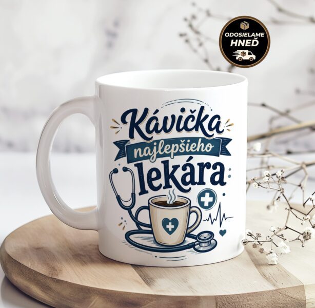 Hrnček pre lekára – Kávička najlepšieho lekára