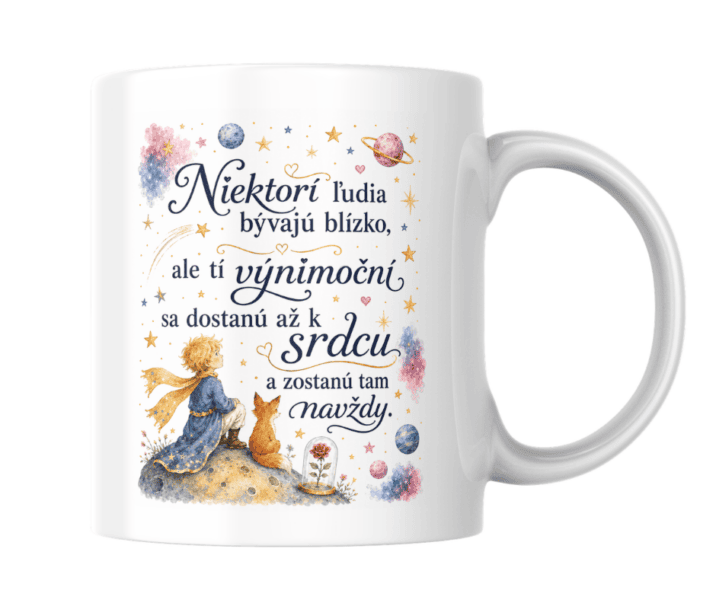 Hrnček Niektorí ľudia bývajú blízko – kolekcia Malý princ