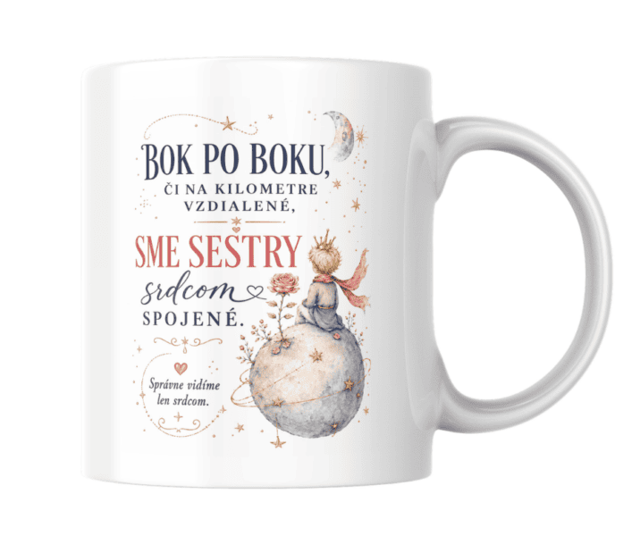 Hrnček pre sestru – Srdcom spojené