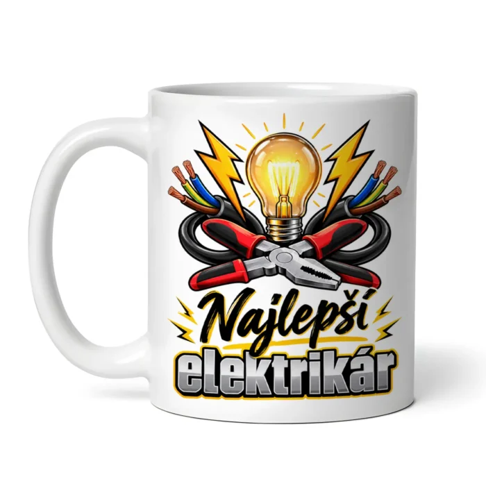 Hrnček Najlepší elektrikár s motívom náradia – 300 ml (1) Hrnček Najlepší elektrikár s motívom náradia – 300 ml (1)