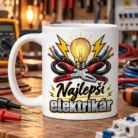 Hrnček Najlepší elektrikár s motívom náradia – 300 ml (2)