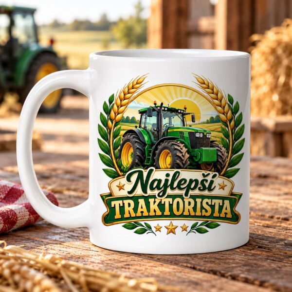Hrncek Najlepsi traktorista s motivom traktora – 300 ml
