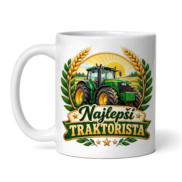Hrnček Najlepší traktorista s motívom traktora – 300 ml
