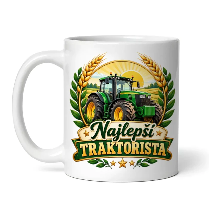 Hrnček Najlepší traktorista s motívom traktora – 300 ml Hrnček Najlepší traktorista s motívom traktora – 300 ml