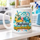 Hrnček Najlepšia upratovačka s motívom upratovania – 300 ml (2)