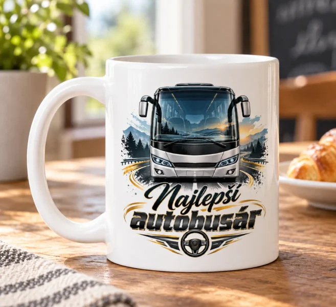 Keramicky hrncek Najlepsi autobusar