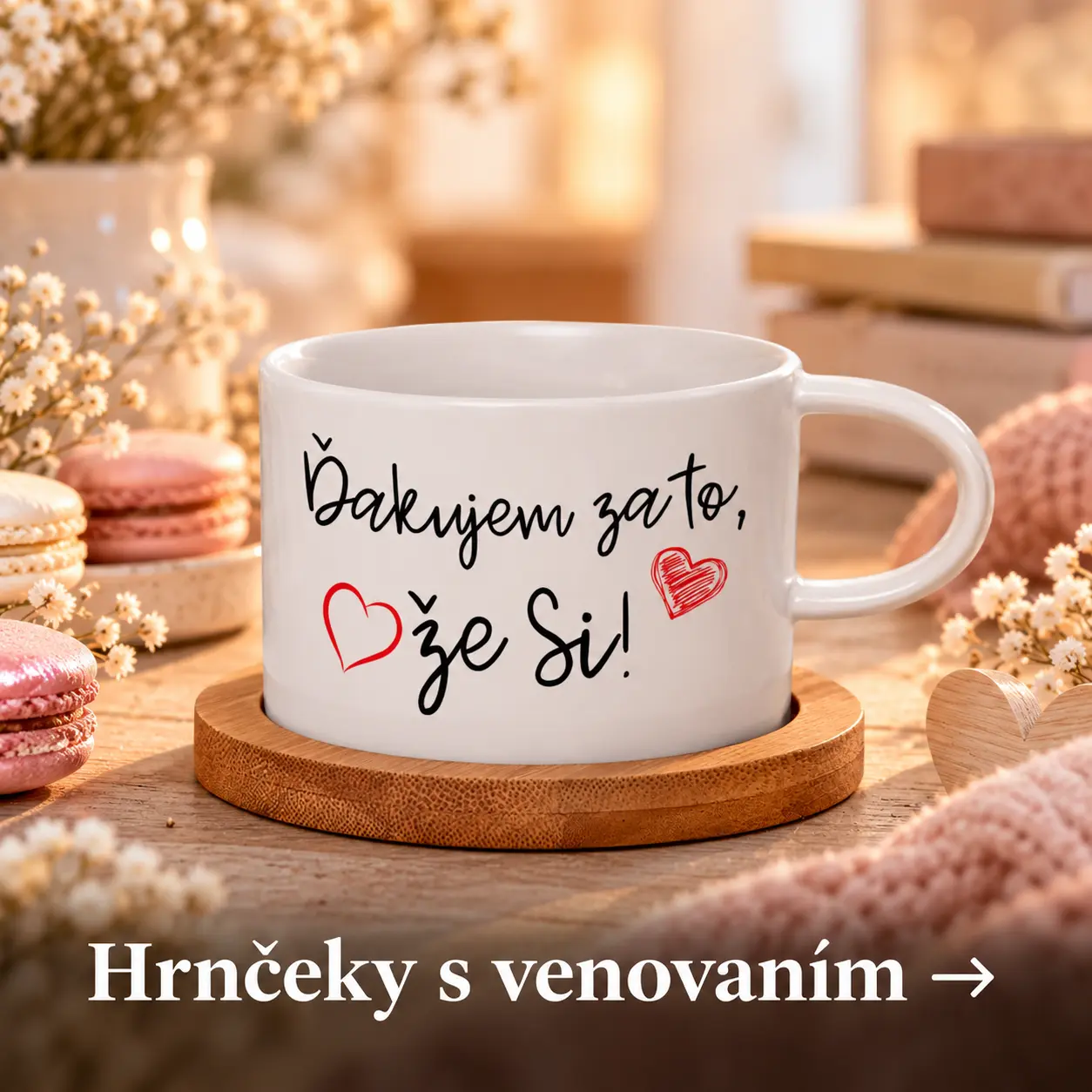 Hrnčeky s venovaním